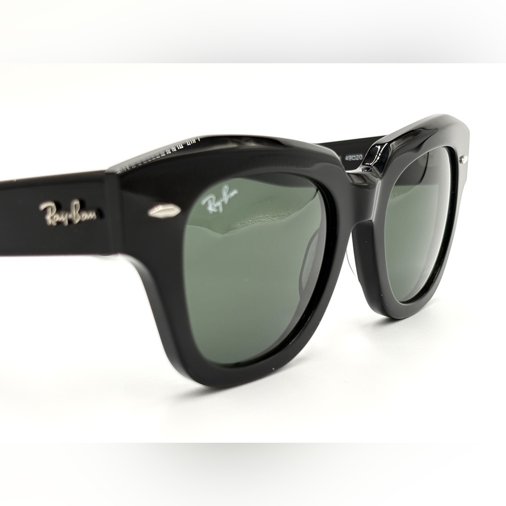 Ray-Ban Womens Ray-Ban Sunglasses State Street RB2186 901/31 49-145 - Picture 2 of 14